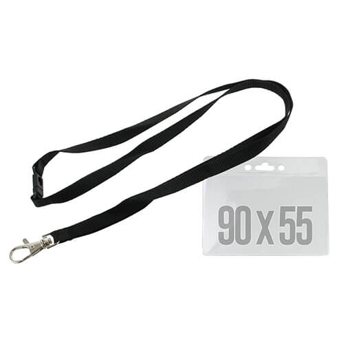 10mm Blanko-Lanyard im SET